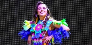 Miss se electrocutó en pleno concurso