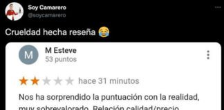 La contundente respuesta de un restaurante a una reseña cruel