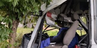 Reportan aparatoso accidente vial en Santa Teresa del Tuy