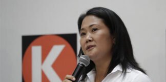 Fujimori ofrece el apoyo de su partido a la nueva presidenta peruana