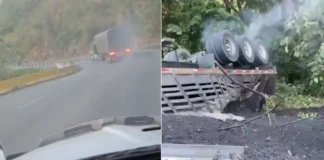 Accidente deja dos personas fallecidas en el Norte de Santander, Colombia Cortesía Noticia Caracol
