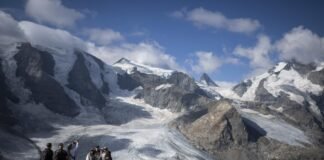 Suiza sufre una ausencia muy inusual de nieve en los Alpes
