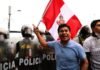 Protestas en Perú dejan al menos 12 heridos
