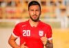 Régimen teocrático dicta 26 años de cárcel a futbolista iraní por protestas