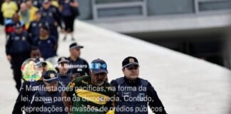 Bolsonaro repudió los hechos fuera de la ley y también que se le acusara sin pruebas