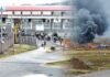 Manifestantes peruanos incendian puesto aduanero en la frontera con Bolivia