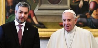 El Papa recibirá este viernes al presidente de Paraguay
