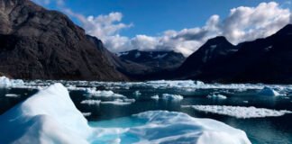 El hielo de Groenlandia alcanza la temperatura más cálida en mil años