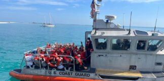 Ola migratoria en el sur de Florida supera el millar en tres días