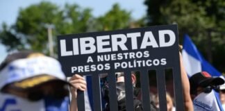 En Nicaragua todavía hay 39 presos políticos