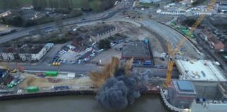 Bomba de la II Guerra Mundial provoca una explosión en Inglaterra