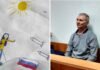 Detienen a padre ruso cuya hija hizo un dibujo en contra de la guerra en Ucrania