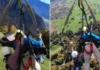 No lo aseguraron y terminó colgando de una mano a 300 metros en un parapente parapente-thefreedompost.net
