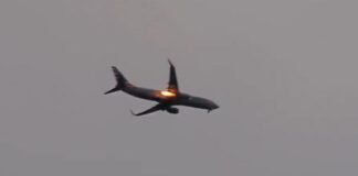 Vuelo de American Airlines se ve obligado a aterrizar de emergencia tras prenderse fuego uno de sus motores