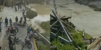 Reportan el colapso de puente que comunica a Mérida con Táchira