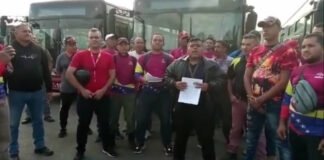 Trabajadores exigen destitución del presidente de TransAragua