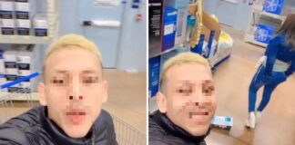 Venezolano causa indignación en EEUU tras grabar como irse sin pagar en Walmart