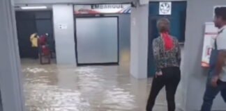 Inundadas calles, instituciones y casas en Barinas tras intensas lluvias