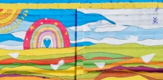 Niños con autismo pintan mural en Anzoátegui y el alcalde lo mandó a quitar porque parece «pintado con las patas»