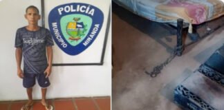 Anzoátegui | Detienen a pareja que mantenía encadenado a niño de 12 años