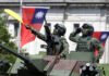 Taiwán inició sus ejercicios militares para reforzar su defensa ante China