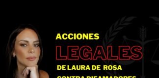 Acciones legales de Laura De Rosa contra difamadores: Roberto Carlo Olivares Roby, Alejandro Marcano Santelli y Humberto Rafael Celli González