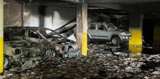 Maracaibo: Cuatro carros se incendiaron en el sótano de un edificio de la calle 73