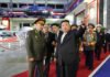 Kim Jong-un y ministro de Defensa ruso llegan a la exposición de armas en Pionyang