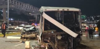 Varios heridos por un accidente en la Autopista Francisco Fajardo