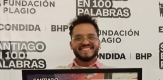 Venezolano Neo Rincón recibe mención «honrosa» en Santiago en 100 palabras