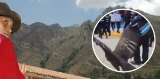 Indignante: Alcalde peruano arrastra cóndor andino durante un evento público