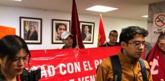 Comunistas tomaron Embajada de Venezuela en México contra la intervención del PCV