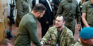 Zelenski llega a Nueva York y visita a soldados ucranianos
