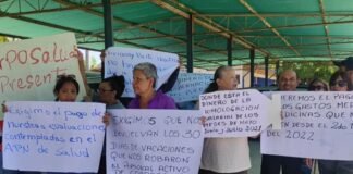Trabajadores de Corposalud en Nueva Esparta piden sus reivindicaciones salariales