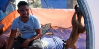 Venezolano llega con su mascota a la frontera para llegar a EEUU