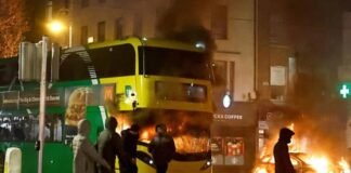 34 detenidos por los disturbios en Dublín