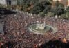 Nueva protesta en Madrid contra la ley de amnistía con 170.000 personas en la calle