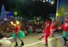 Aragua | Inició la navidad en Santa Cruz con el encendido de luces