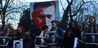 Protestan contra Rusia en Georgia y Armenia por la muerte de Navalni