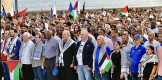 Sin gasolina y con grave crisis alimentaria, la dictadura cubana moviliza a miles en marcha pro Palestina