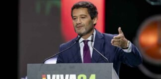 Desalojan la sede de Chega en Lisboa tras la entrada de un hombre que amenazaba con atentar contra Ventura