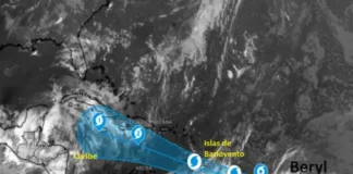 Se forma la tormenta tropical Beryl que puede llegar a ser el primer huracán de 2024