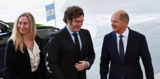 Alemania: Scholz recibió a Milei en una breve reunión