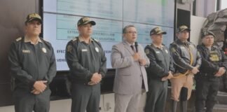 Perú reporta captura de 520 miembros del Tren de Aragua