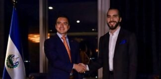 Noboa y Bukele se reúnen para trabajar juntos