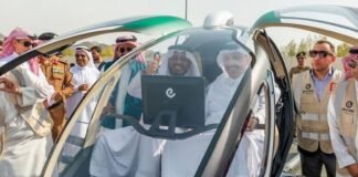 Arabia Saudita lanza el primer taxi volador autónomo del mundo