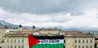 Bandera de Palestina fue exhibida en el Congreso de Colombia previo a polémico ‘Concierto de la Esperanza’