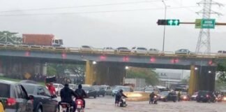 Fuertes lluvias azotan gran parte de Venezuela