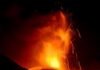 Masivas explosiones en el volcán Etna, Sicilia