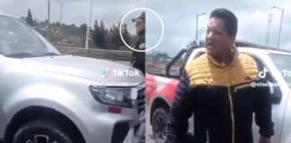 Policía de tránsito multa a su padre